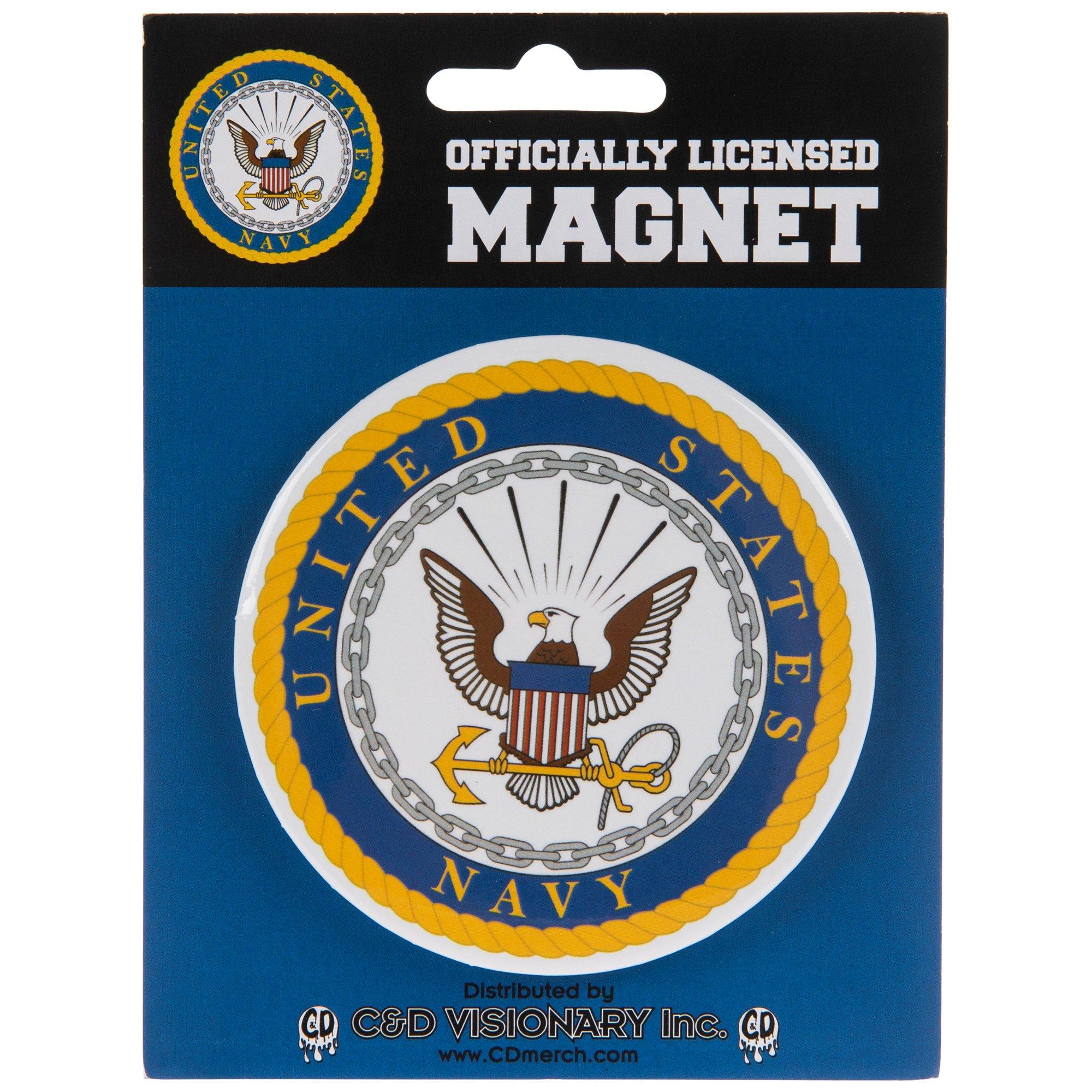 Magnet - USN - Navy - Ribbon (RWB) – The Flag and Sign Place