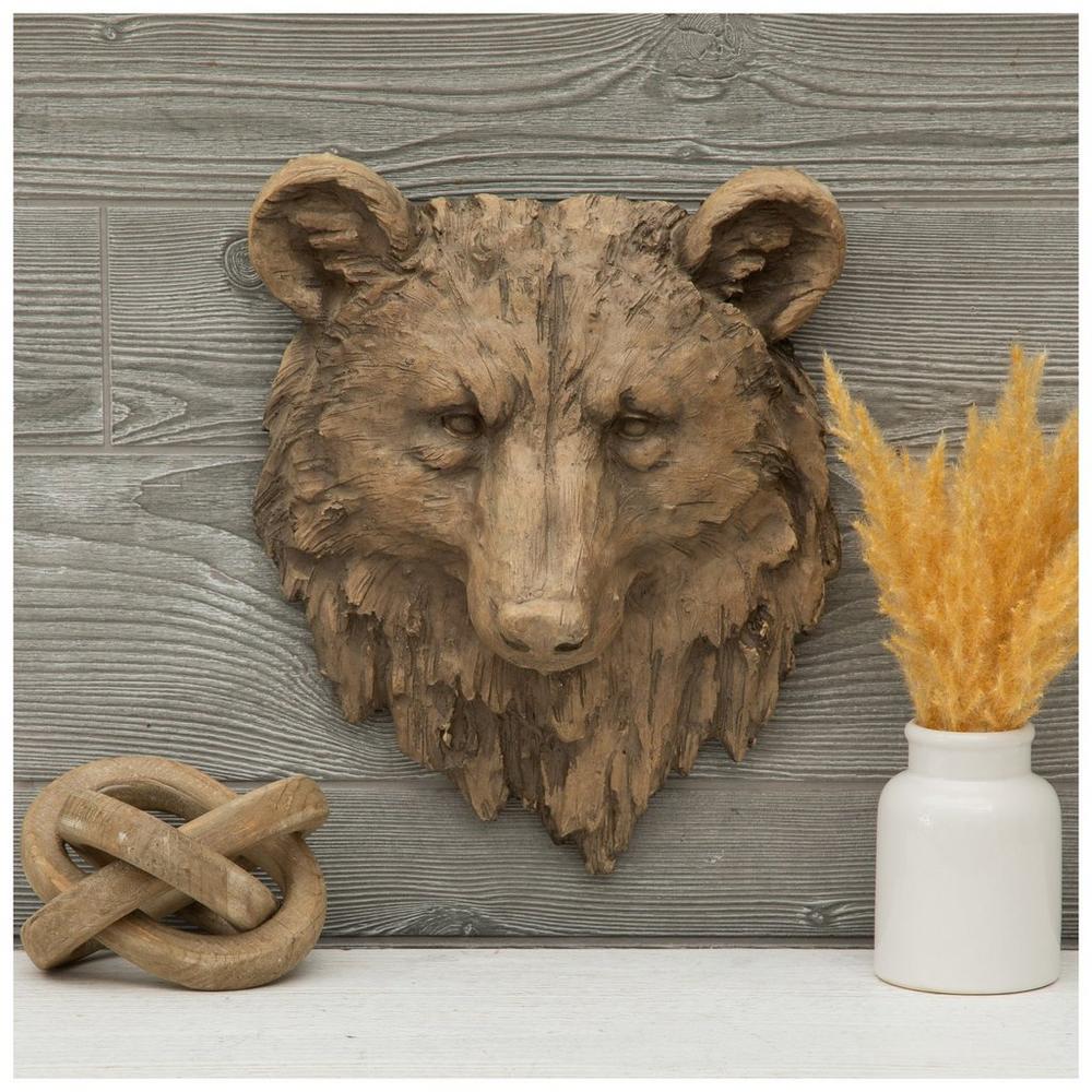 小物入れ Hi Bear Wood Wall Art by beccatapert Brown Bear Head Wall Decor | Hobby Lobby | 1454974
