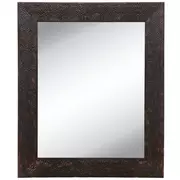Bronze Hammered Metal Wall Mirror