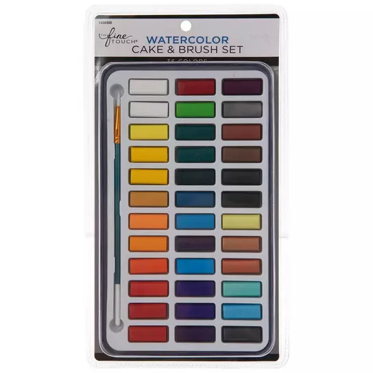 Watercolor Paints & Brush - 24 Piece Set, Hobby Lobby