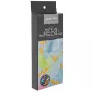 Metallic Semi-Moist Watercolor Paints - 24 Piece Set
