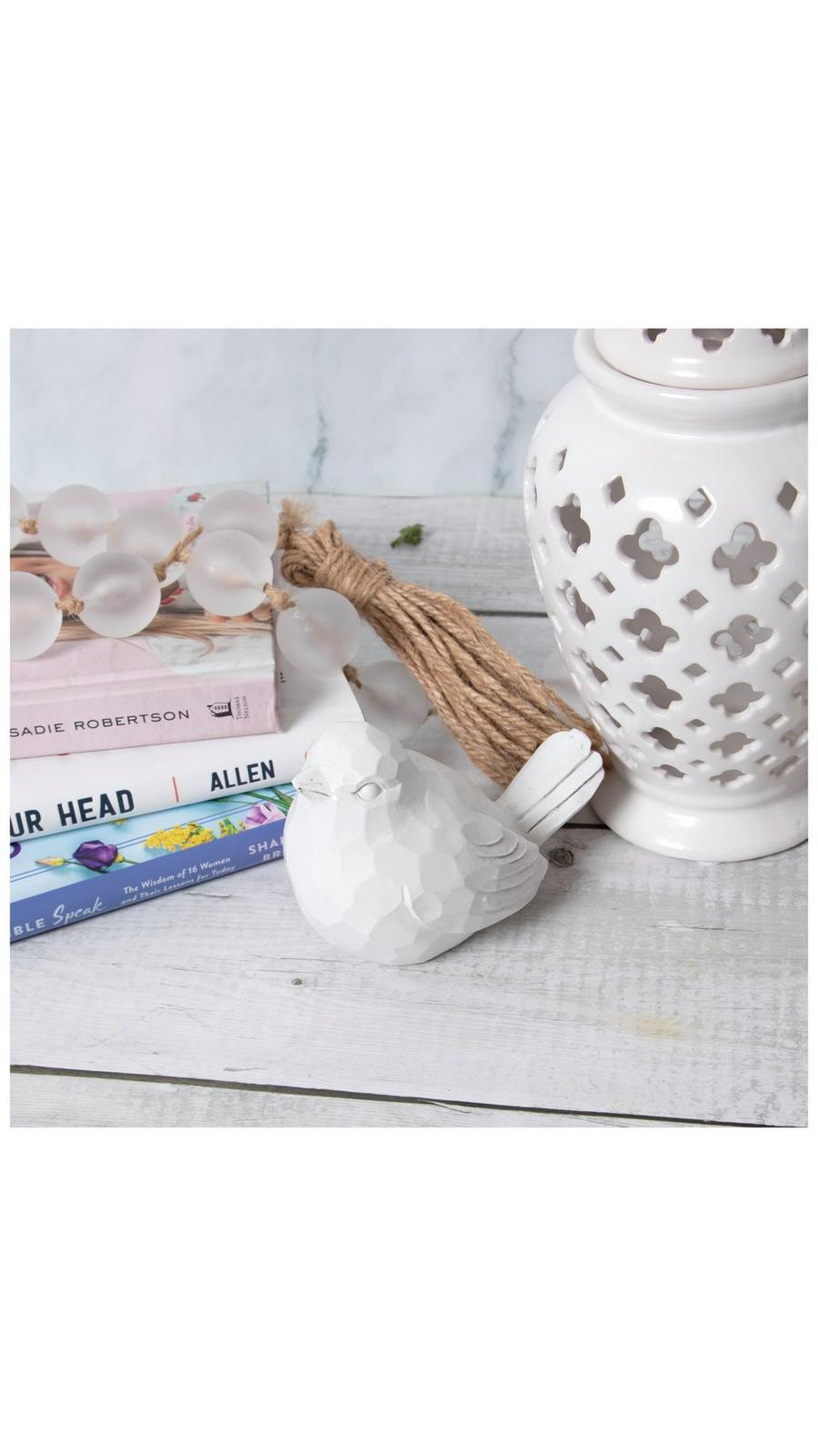 White Carved Bird Figurine | Hobby Lobby | 1463462