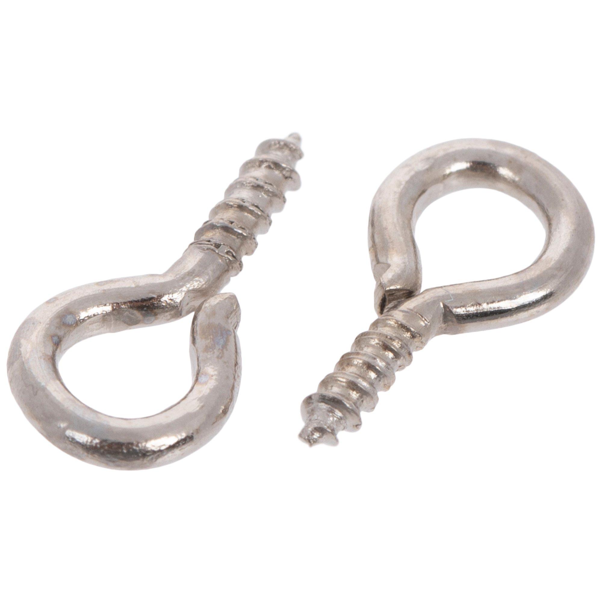 Nickel Plated Screw Eyes 12mm Hobby Lobby 146365