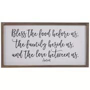 Bless The Food Wood Wall Decor