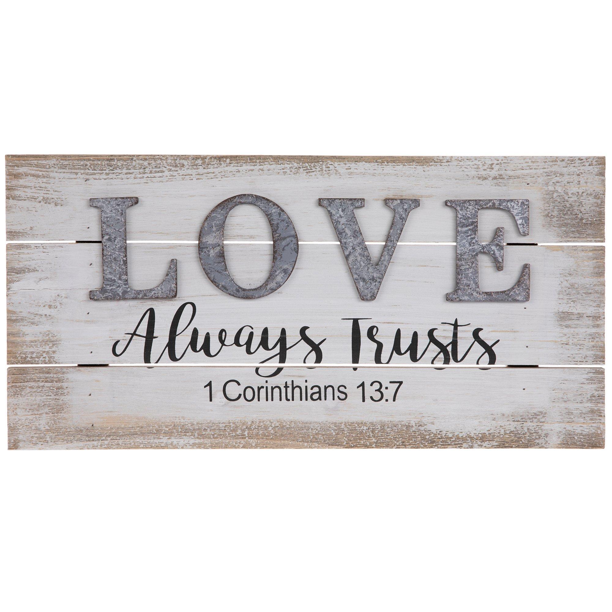 What does it mean that love always trusts (1 Corinthians 13:7