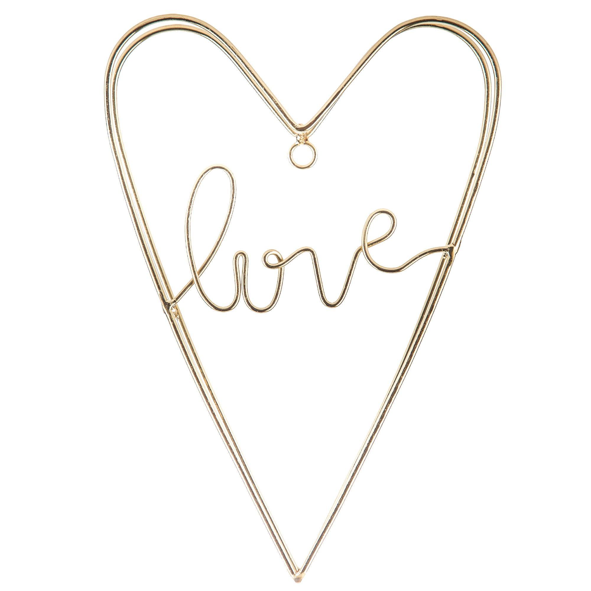 Gold Love Heart Metal Wall Decor | Hobby Lobby | 1469865