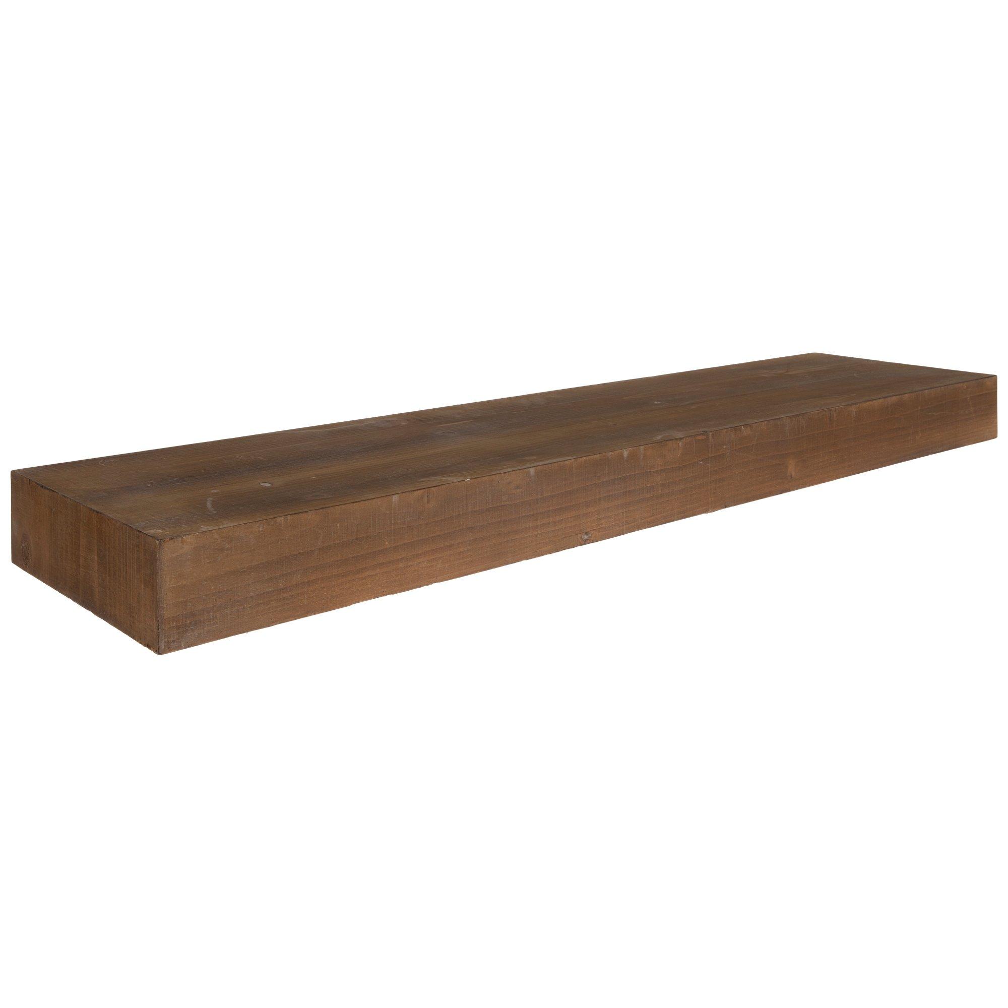 Walnut Floating Wood Wall Shelf Hobby Lobby 1471531