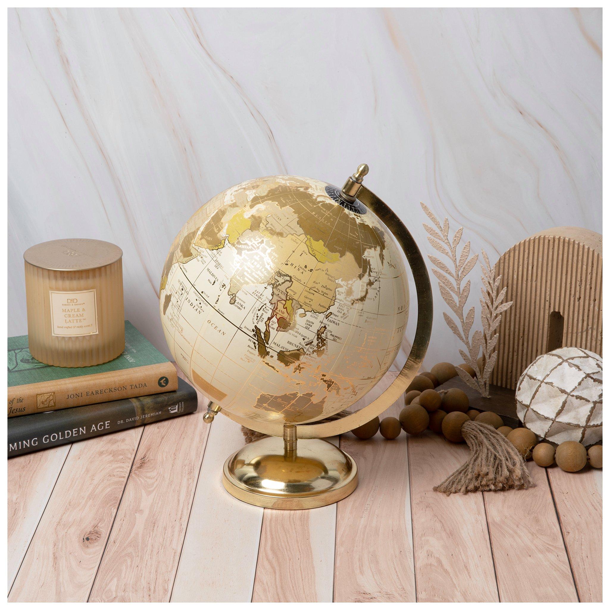 Cream & Gold Globe view 1