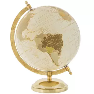 Vintage Mini Globe – Yellow Base For Sale at 1stDibs