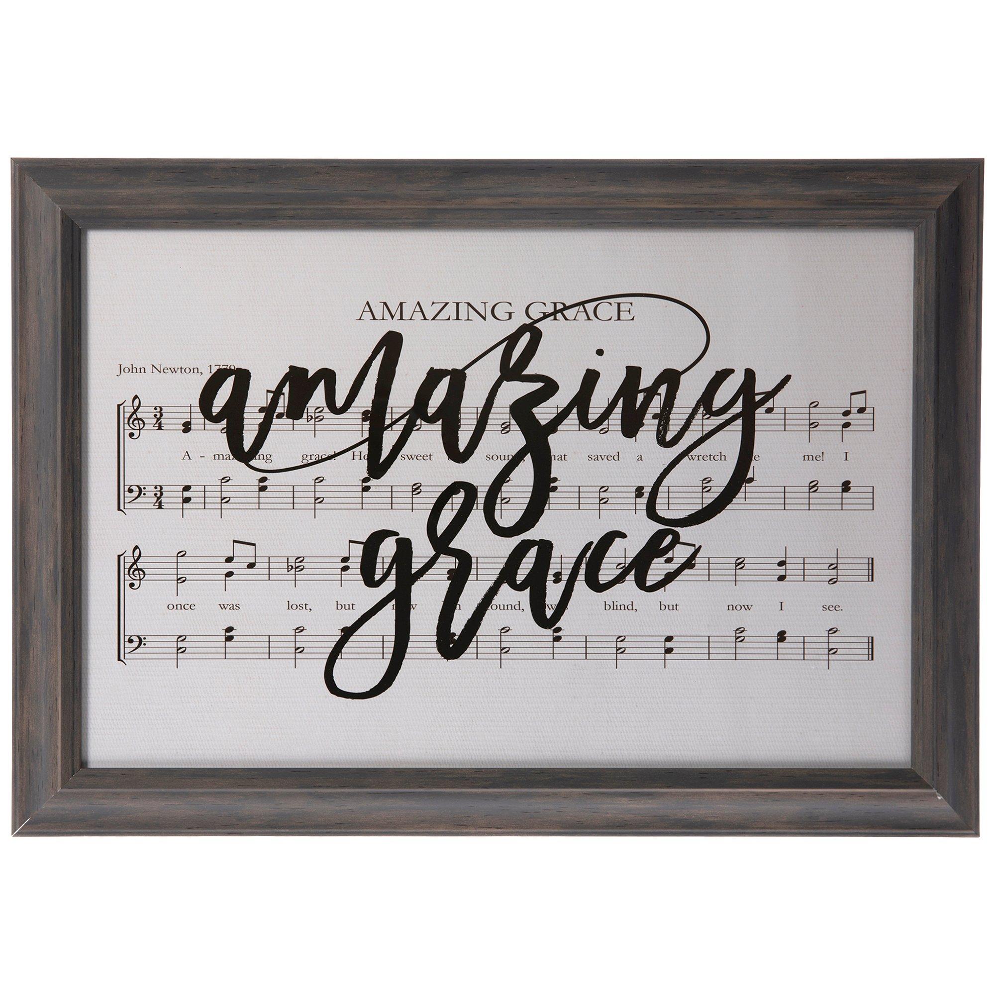Amazing Grace Framed Wall Decor Hobby Lobby 1474923