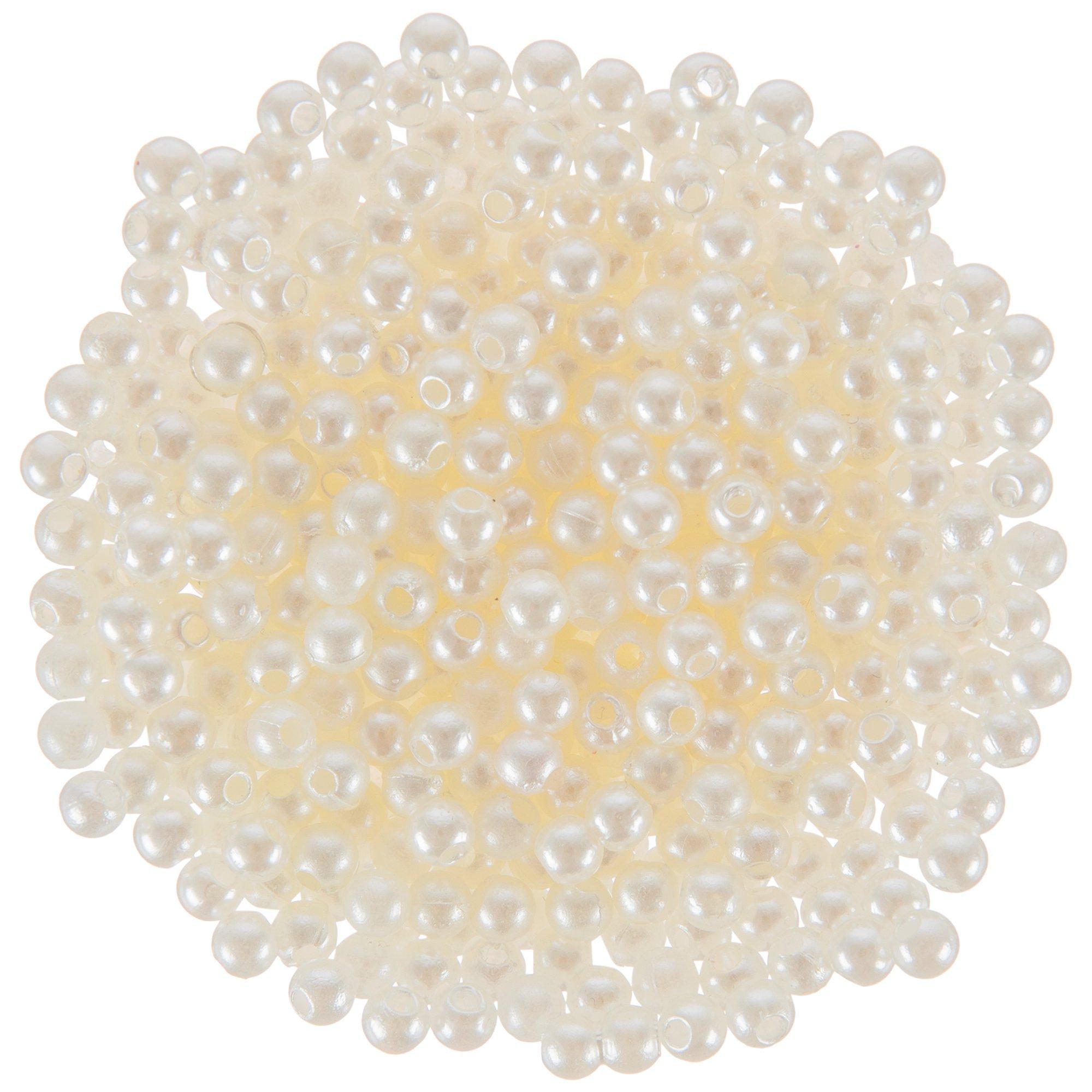 Round Plastic Pearl Beads Hobby Lobby 148015