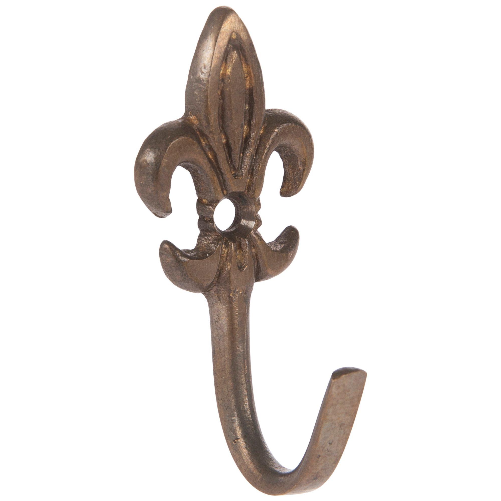 Antique Bronze Fleur-De-Lis Metal Wall Hook | Hobby Lobby | 1481332