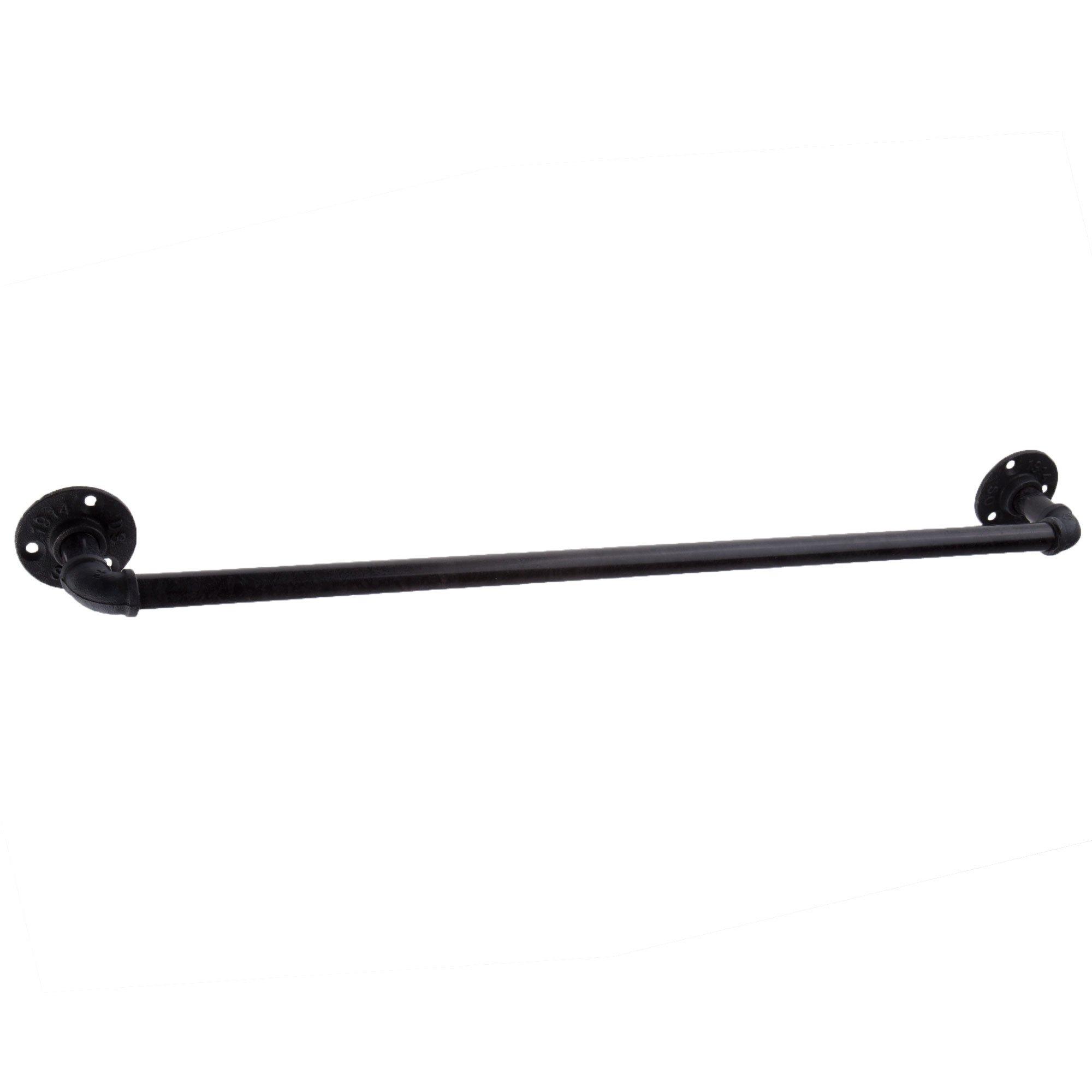 Black Metal Pipe Towel Rod | Hobby Lobby | 1484336