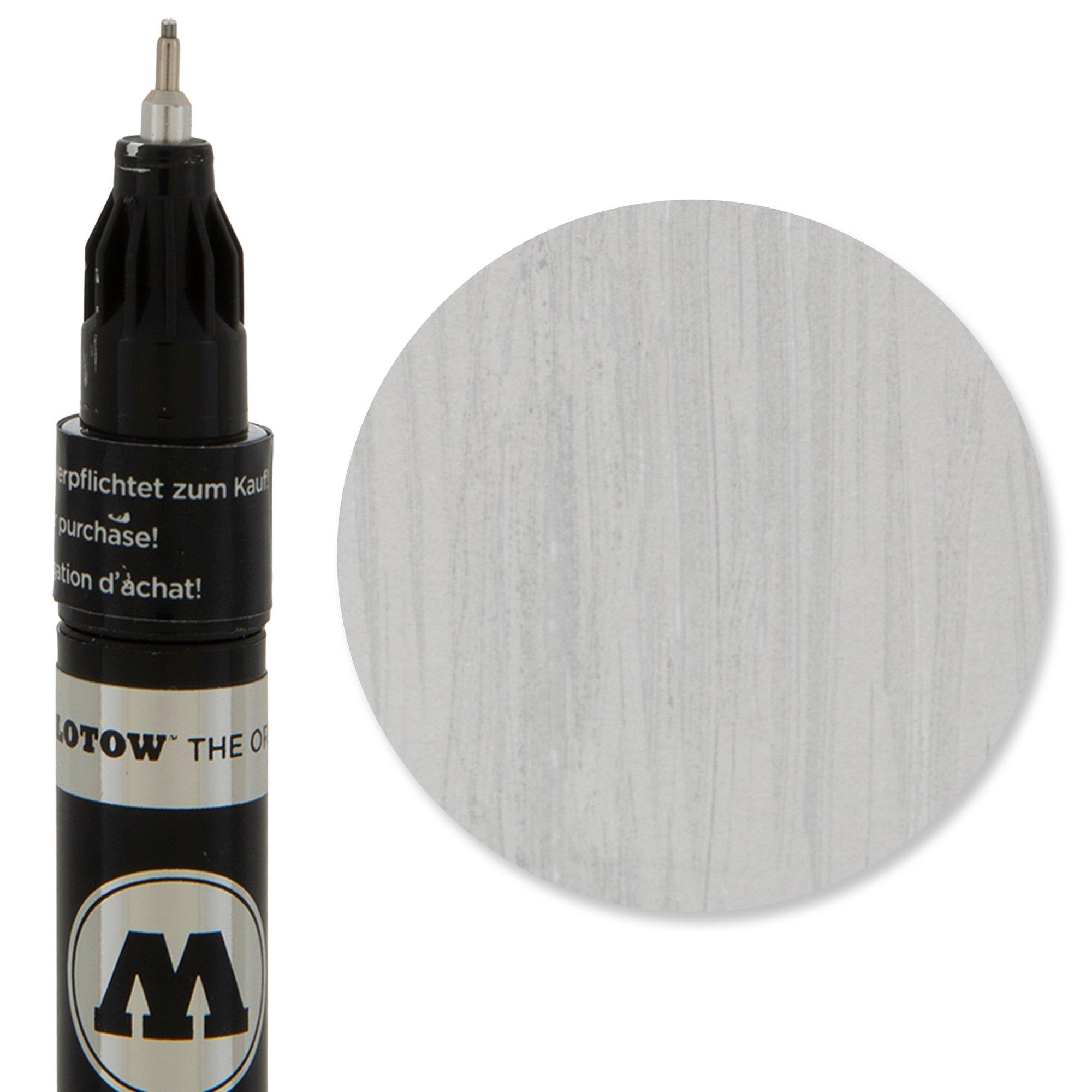 Molotow Liquid Chrome Pen Silver Permanent Marker mirror effect.6