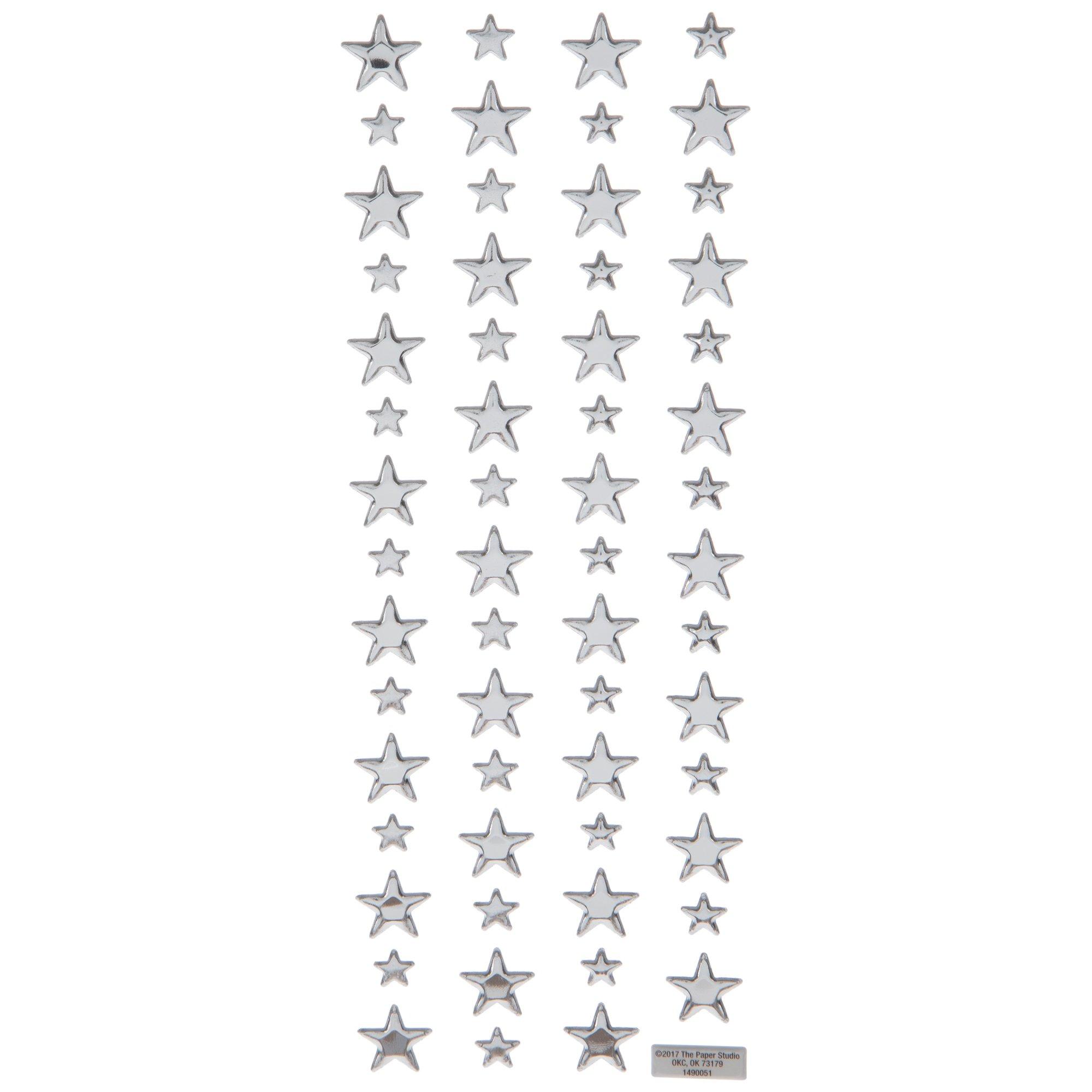 Silver Star Puffy Stickers Hobby Lobby 1490051