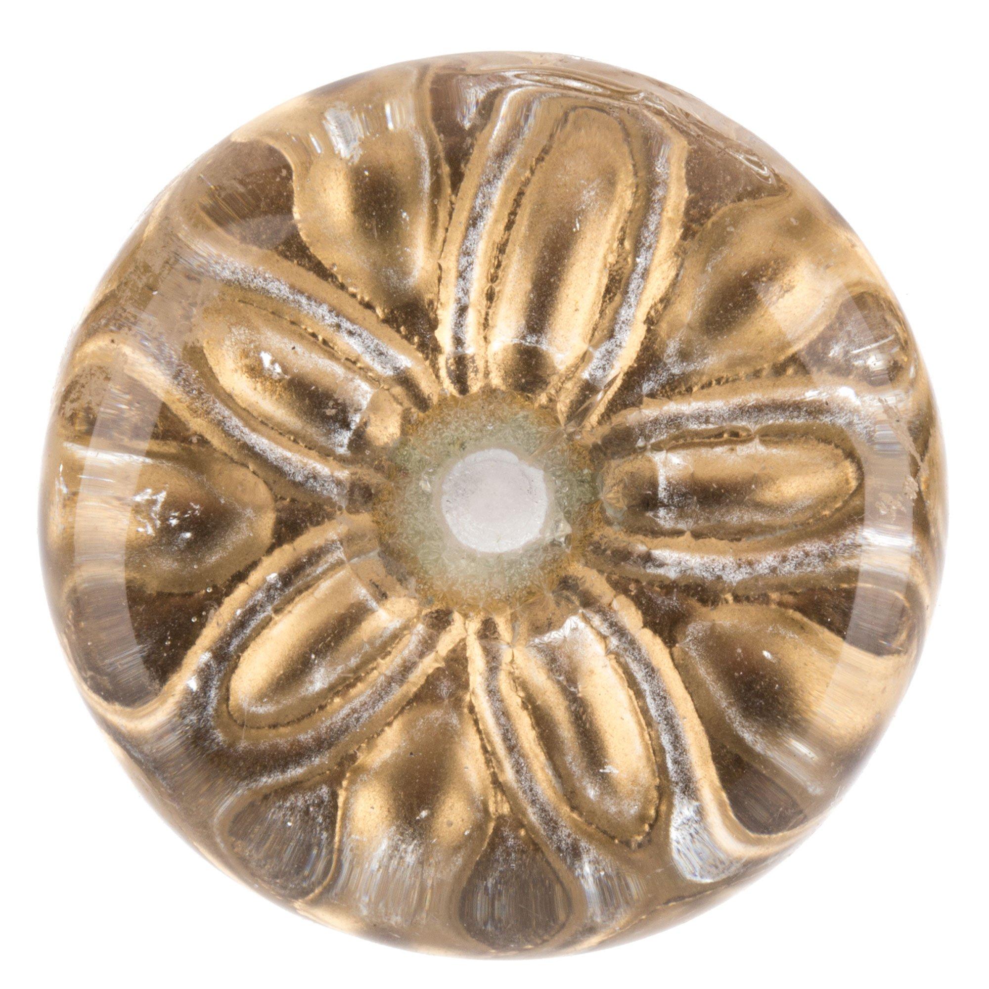 green emerald velvet dress Gold Daisy Metal Knob – Premium Decorative Knobs for Cabinets and Drawers –  Novelty Furniture Knobs and Pulls main image 0