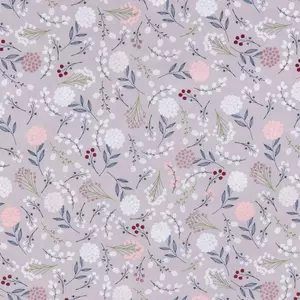 Berry Leaves Apparel Fabric