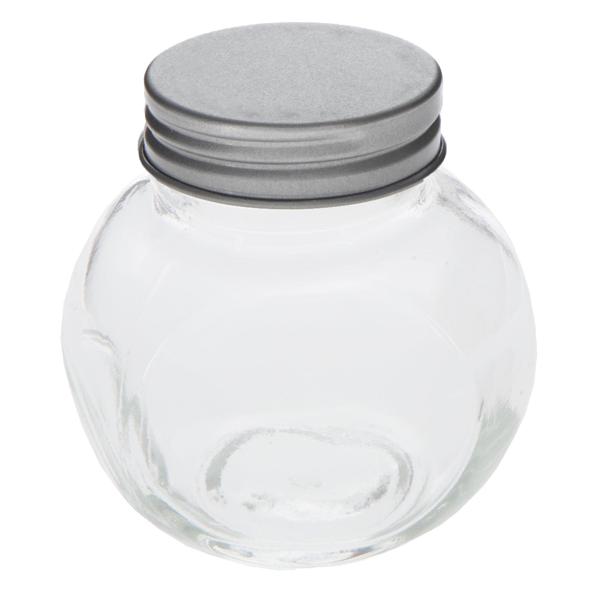 Round Glass Jar