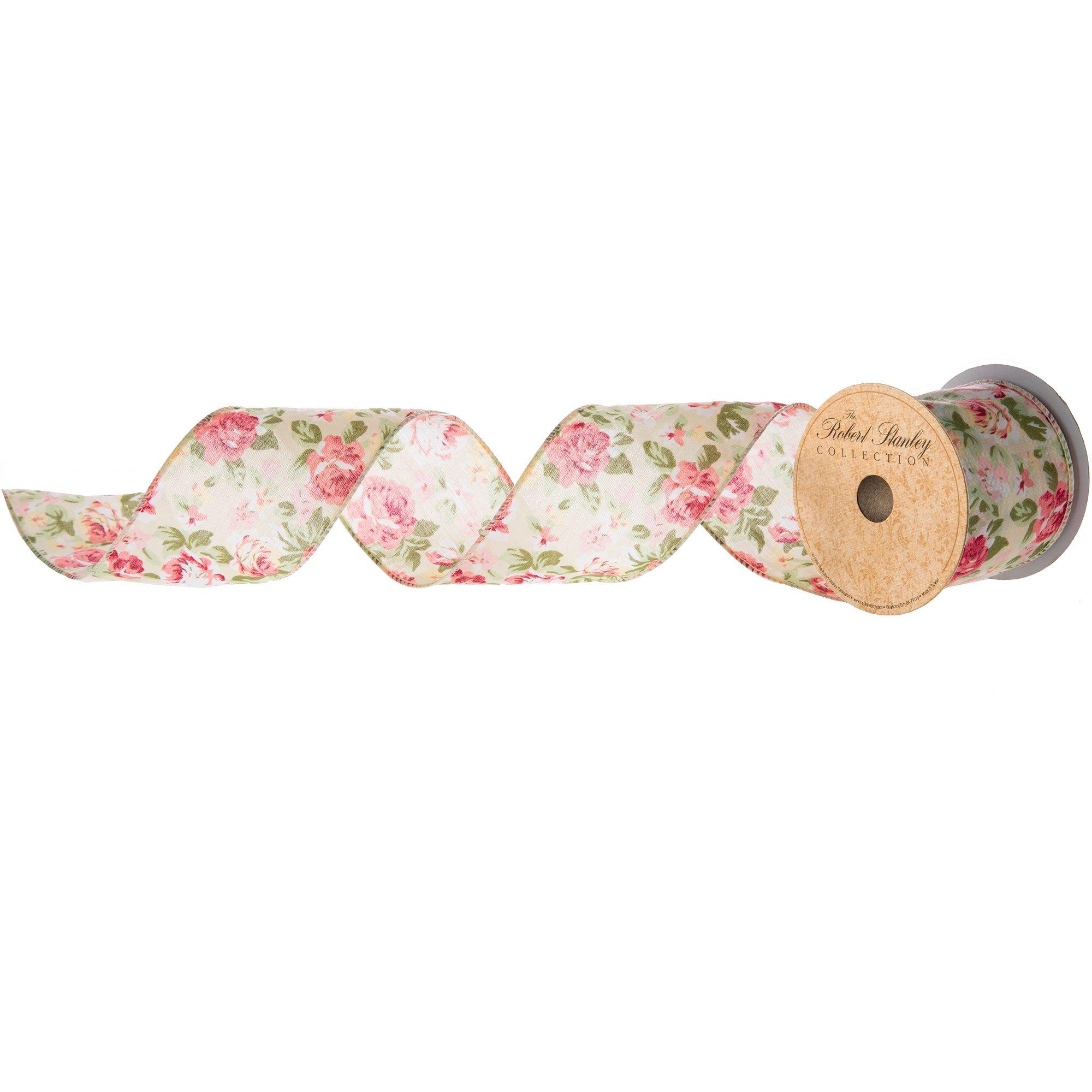 Pink Gingham Wired Edge Ribbon - 2, Hobby Lobby