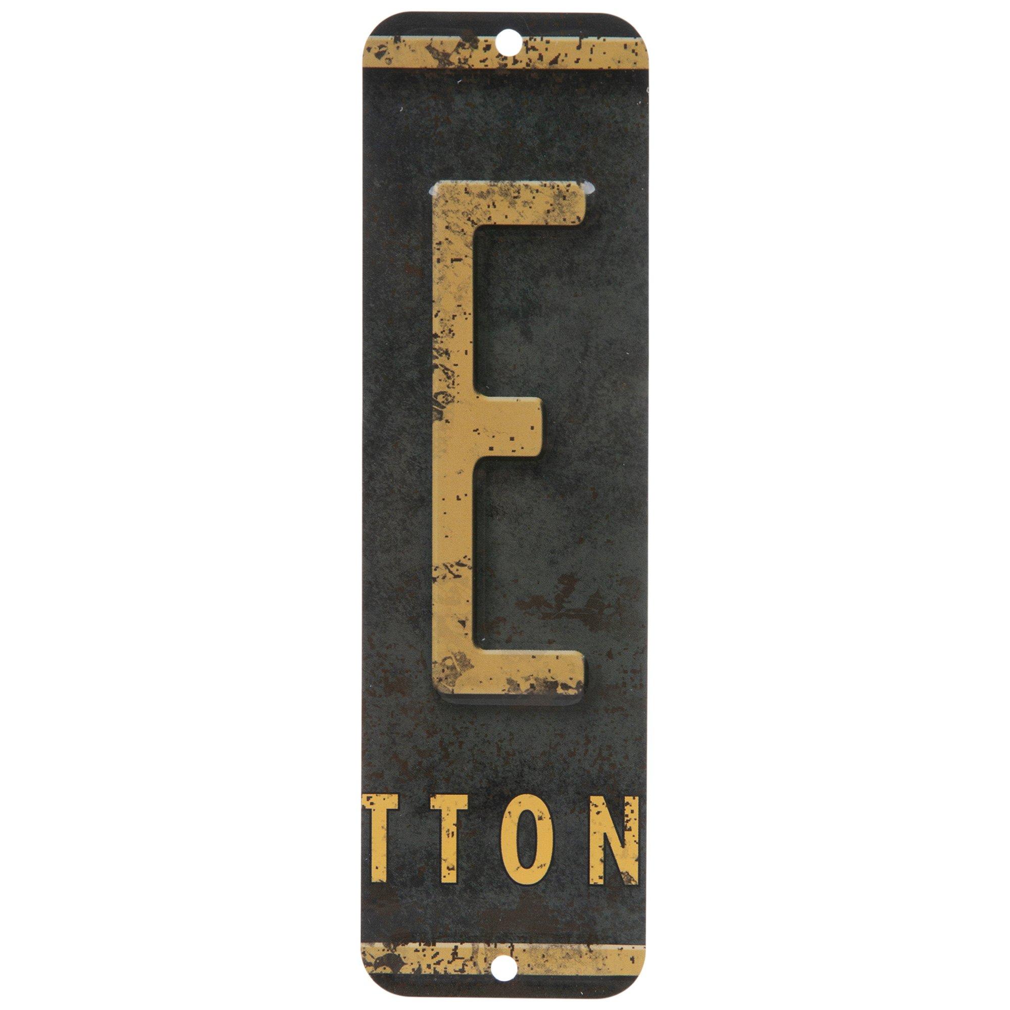 License Plate Letter Metal Sign Hobby Lobby 1507193