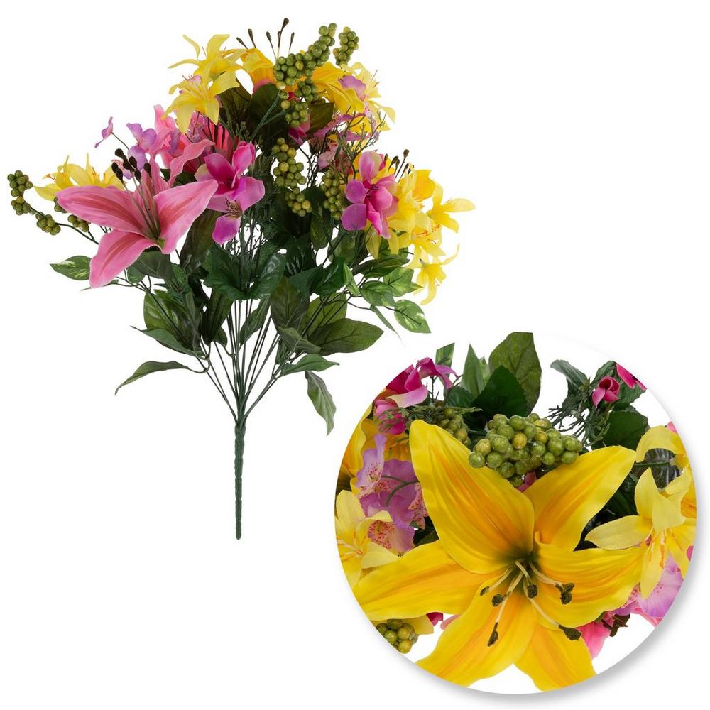 Pink & Yellow Lily Bush | Hobby Lobby | 150789