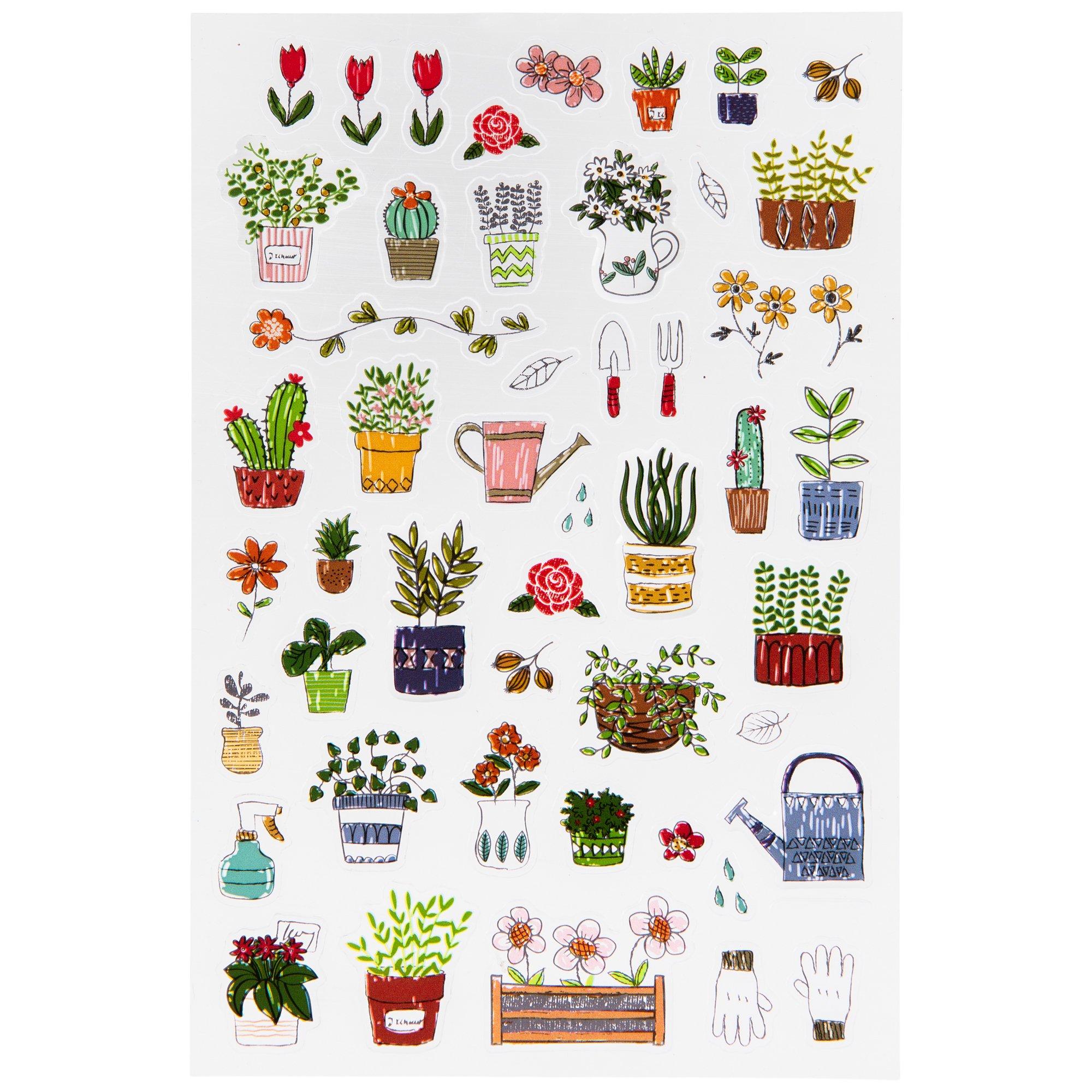 Succulent Stickers Hobby Lobby 1514298