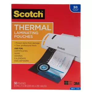 Scotch Thermal Laminating Pouches - 8 1/2" x 11"