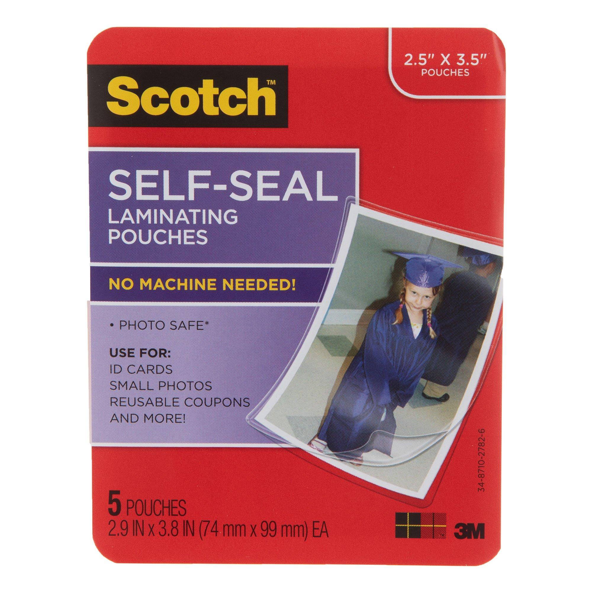 Scotch™ Self-Sealing Laminating Pouches