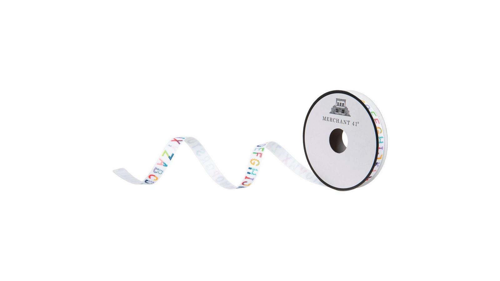 Bright Alphabet Grosgrain Ribbon - 3/8
