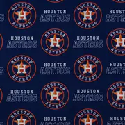 MLB Houston Astros Cotton Fabric