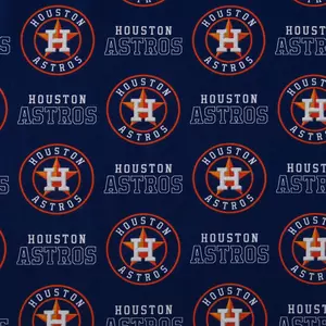 MLB Houston Astros Cotton Fabric