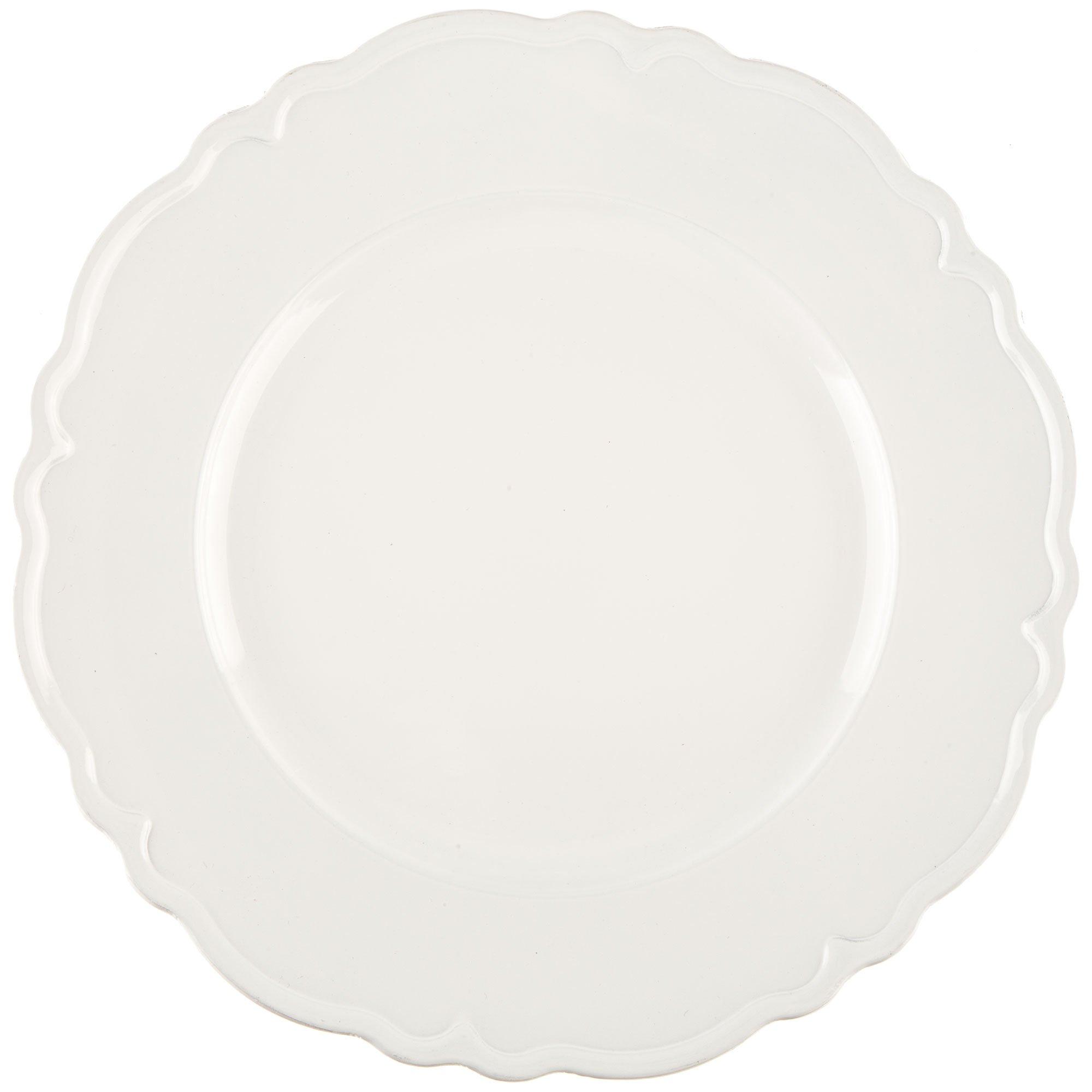 White Scalloped Charger Plate Hobby Lobby 1527704