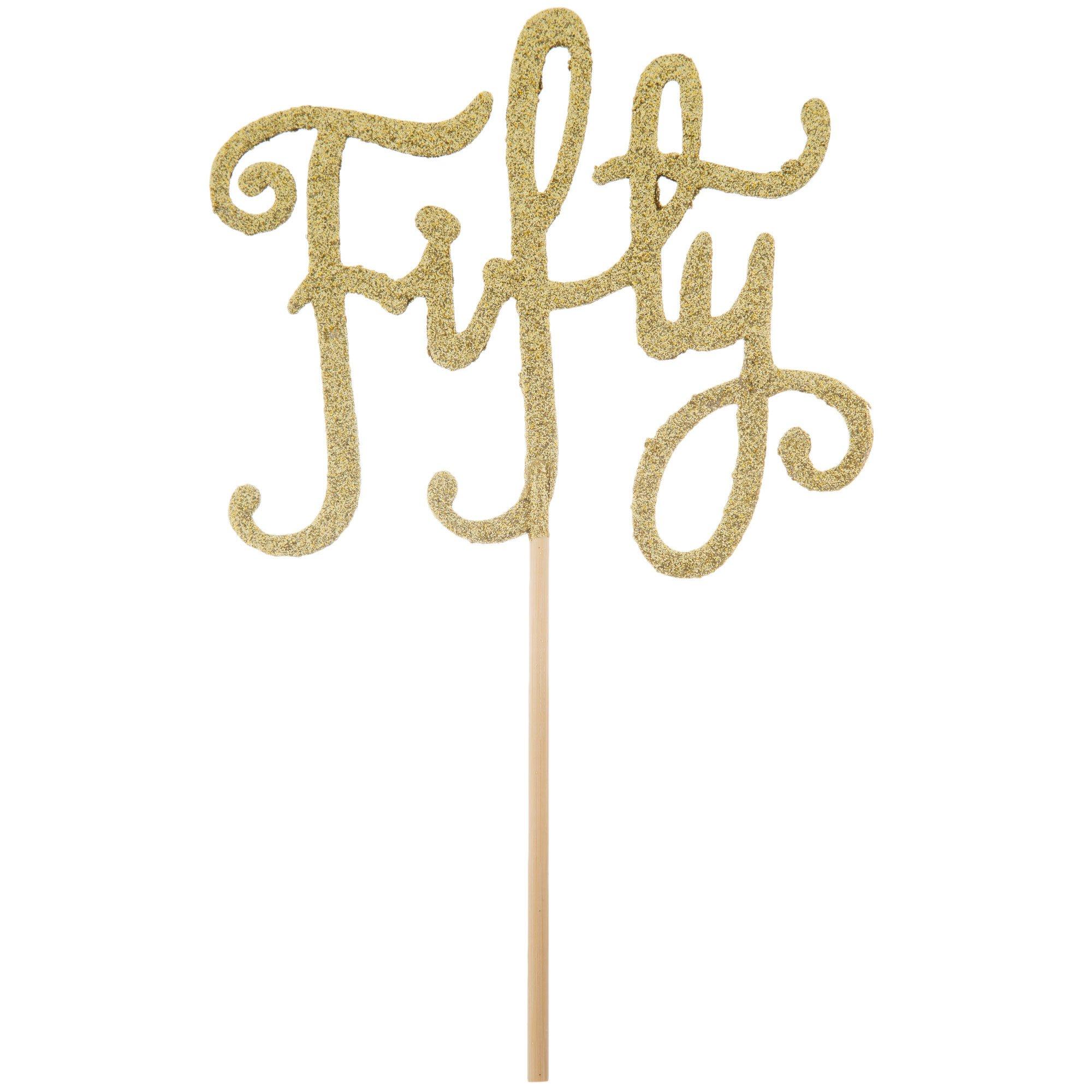 Gold Glitter Cake Topper Hobby Lobby 1529866