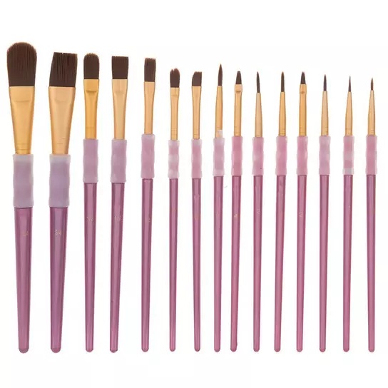 Colorful Paint Brushes - 10 Piece Set, Hobby Lobby