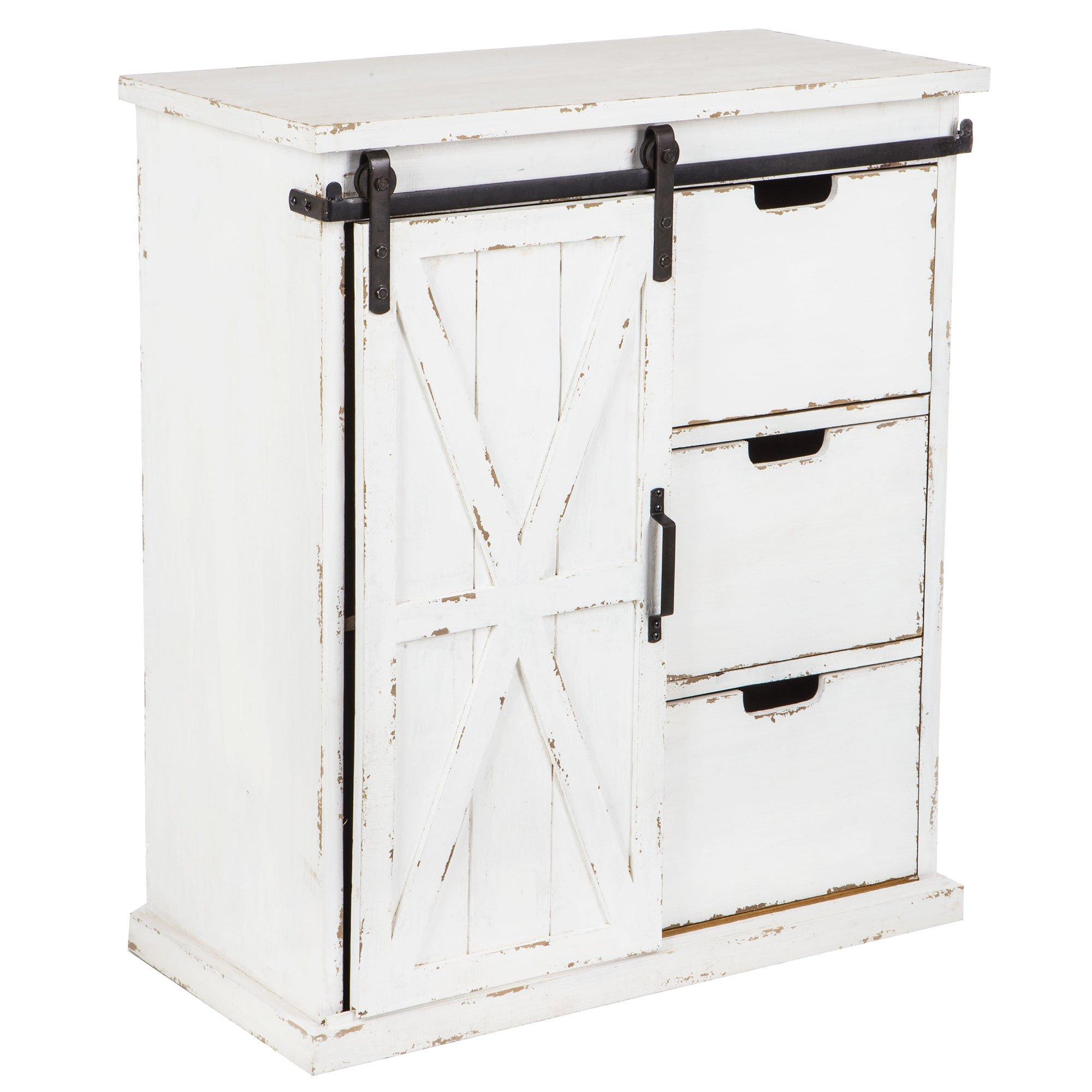 White Farmhouse Cabinet With Sliding Door Hobby Lobby 1537778   1537778 80851548 IMGSET