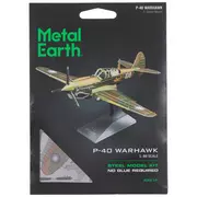 P-40 Warhawk Metal Earth 3D Model Kit