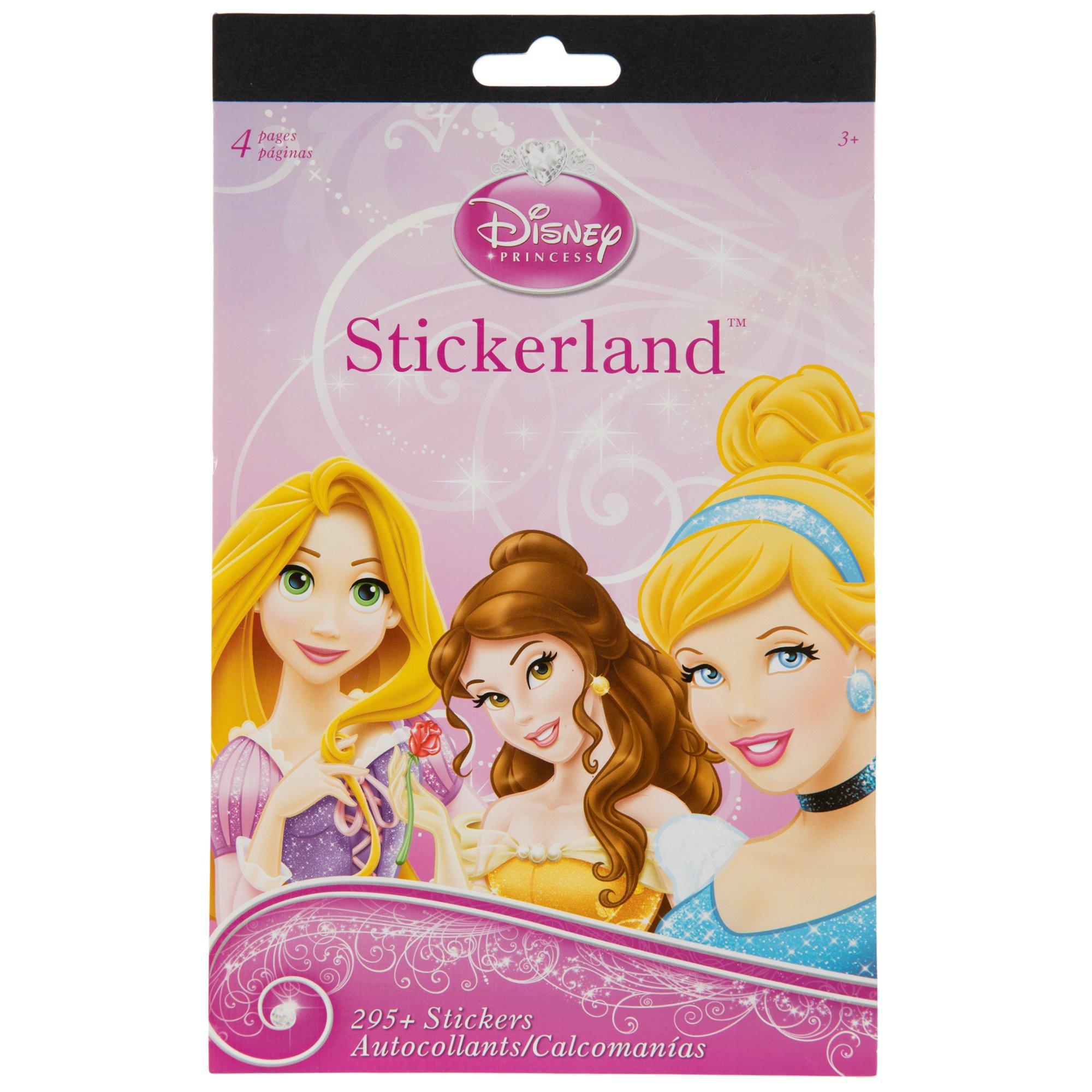 hallmark stickeroni disney princess vellum? raised sparkly stickers NIP