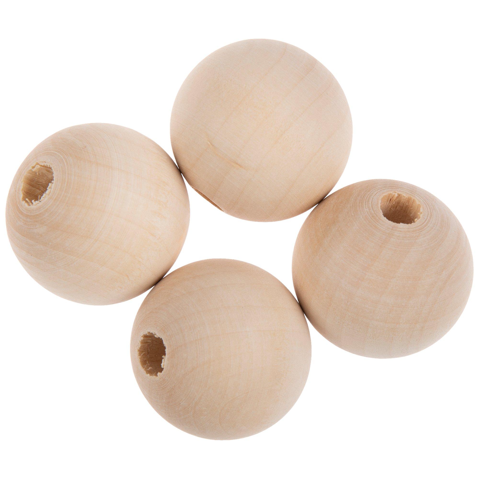 Round Wood Beads, Hobby Lobby