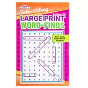 Take-Along Large Print Word Finds