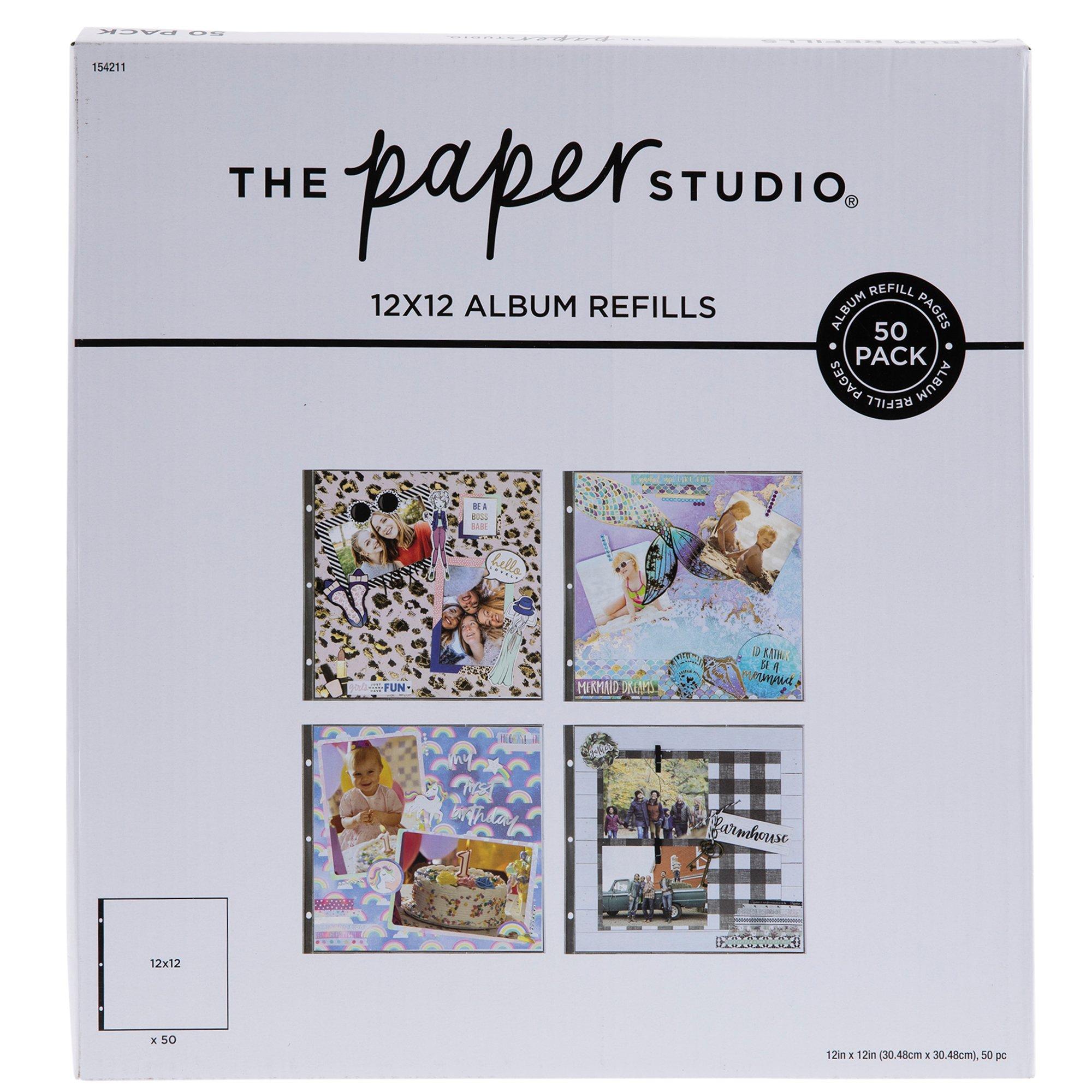  Dunwell Photo Album Refill Pages 12x12 - (4x6 Landscape, 10  Pack) Holds 120 4x6 Photos, 4x6 Photo Sleeves for 3 Ring Binder, D-Ring  Scrapbook Album 12x12, Archival Quality Page Protectors 12x12 