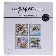 Samsill Scrapbook 6 Pocket Refill Pages 12x12 Inch, 50 Pack, Fits 3 Ring  Scrapbook Binders and 12x12 Photo Albums, Holds 12 4x6 Inch Photos