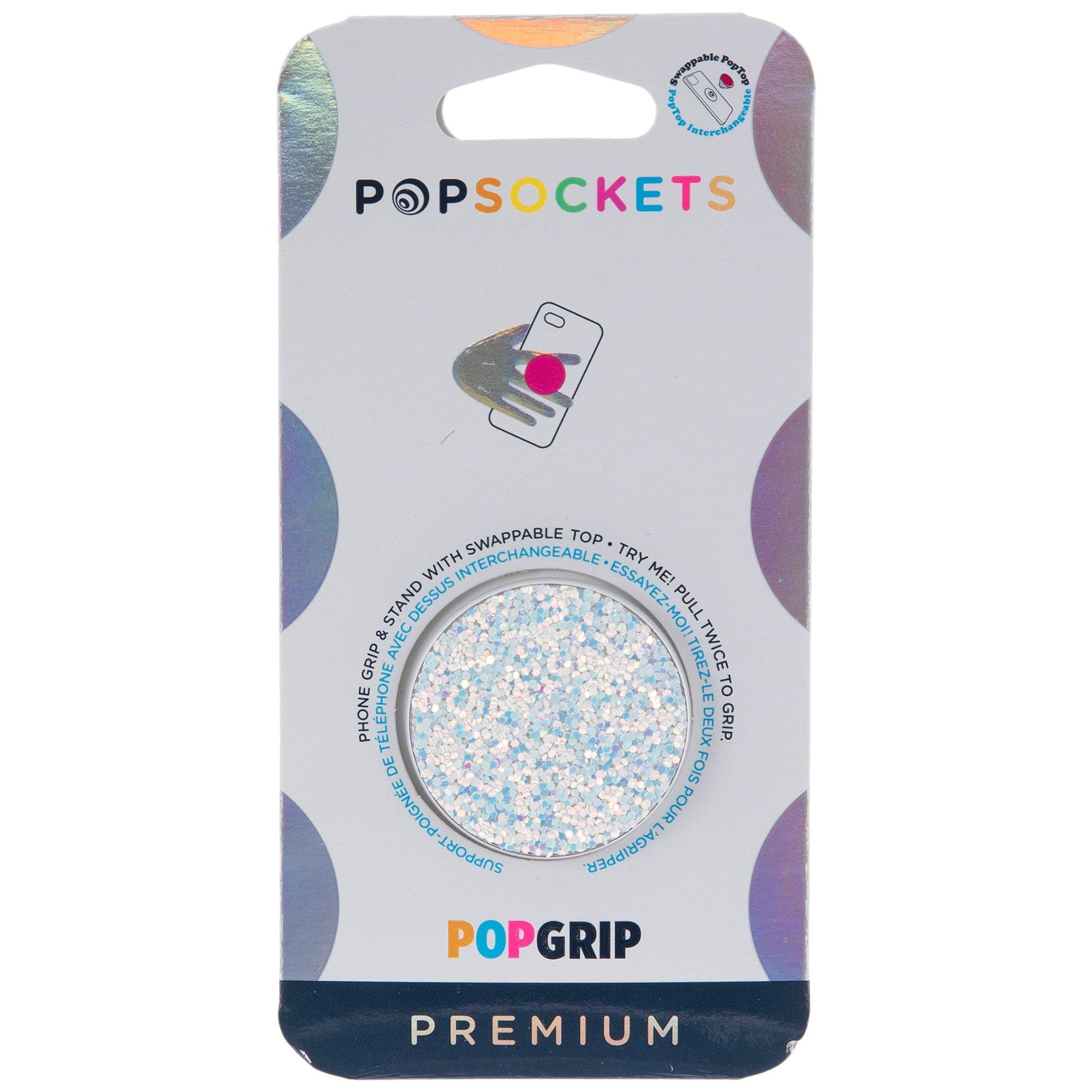 Stars Align Blue & White Stars PopSocket - Phone Grip And Stand With Swappable Top