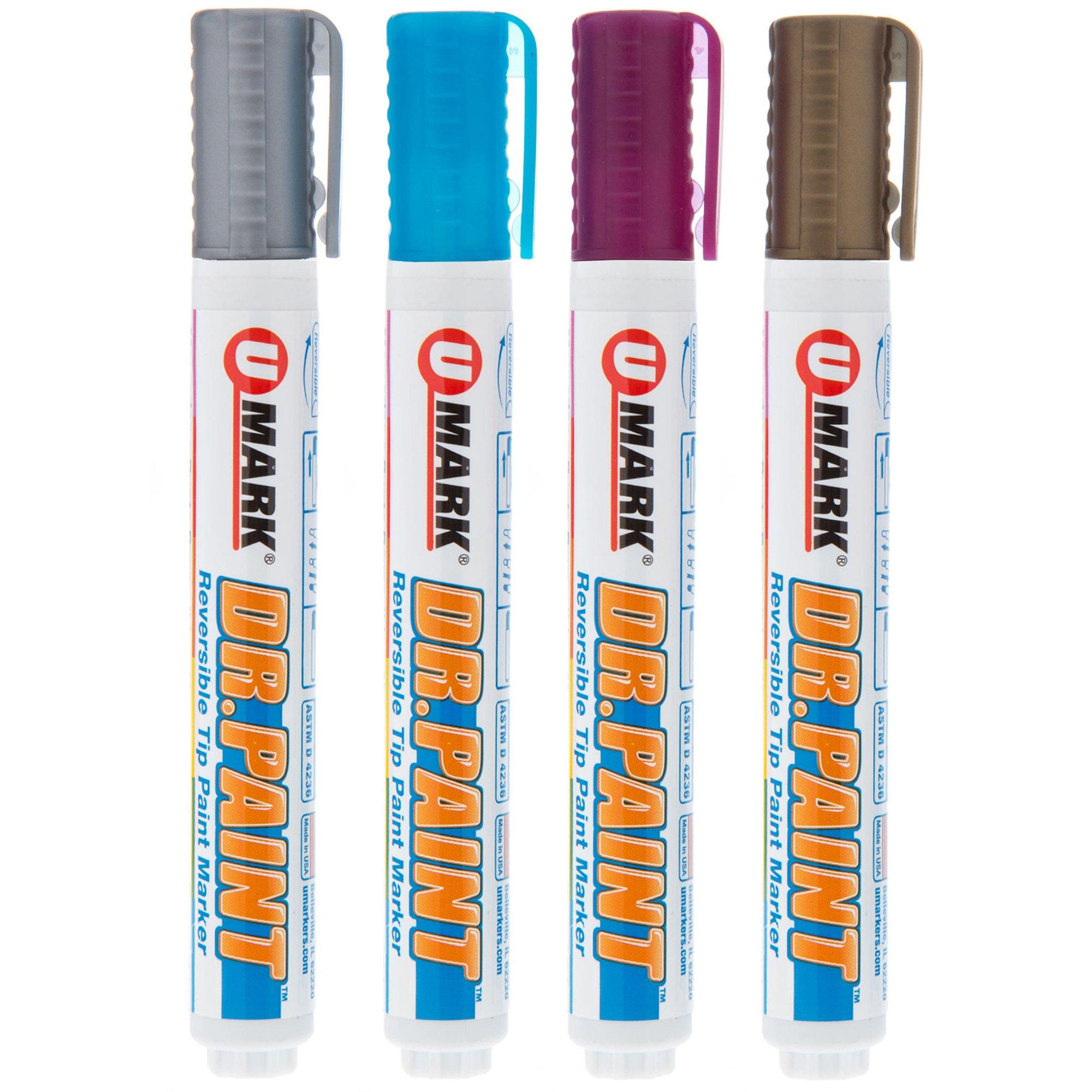 Dr. Paint Reversible Tip Paint Markers 4 Piece Set Hobby Lobby