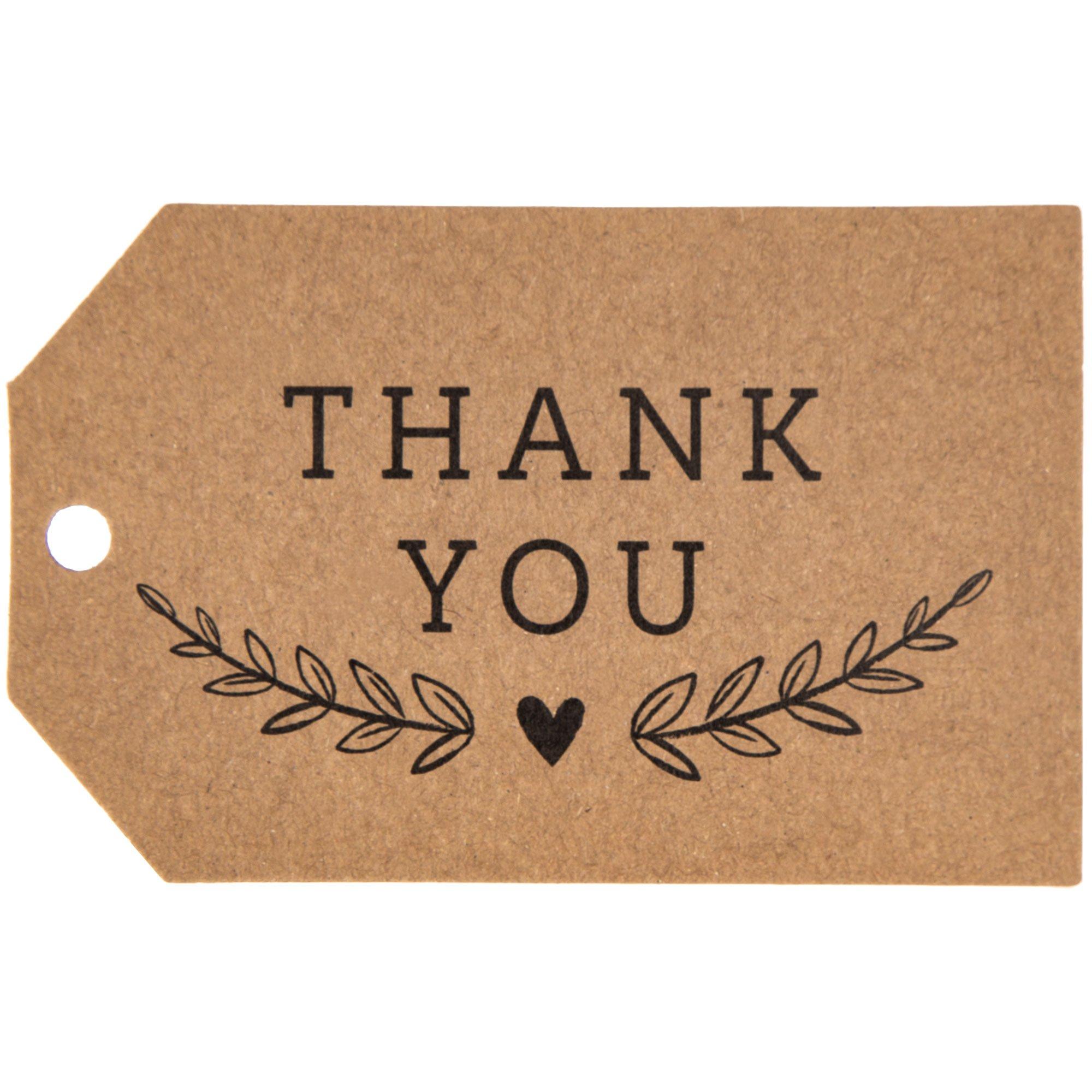 Kraft Thank You Favor Tags Hobby Lobby 154989