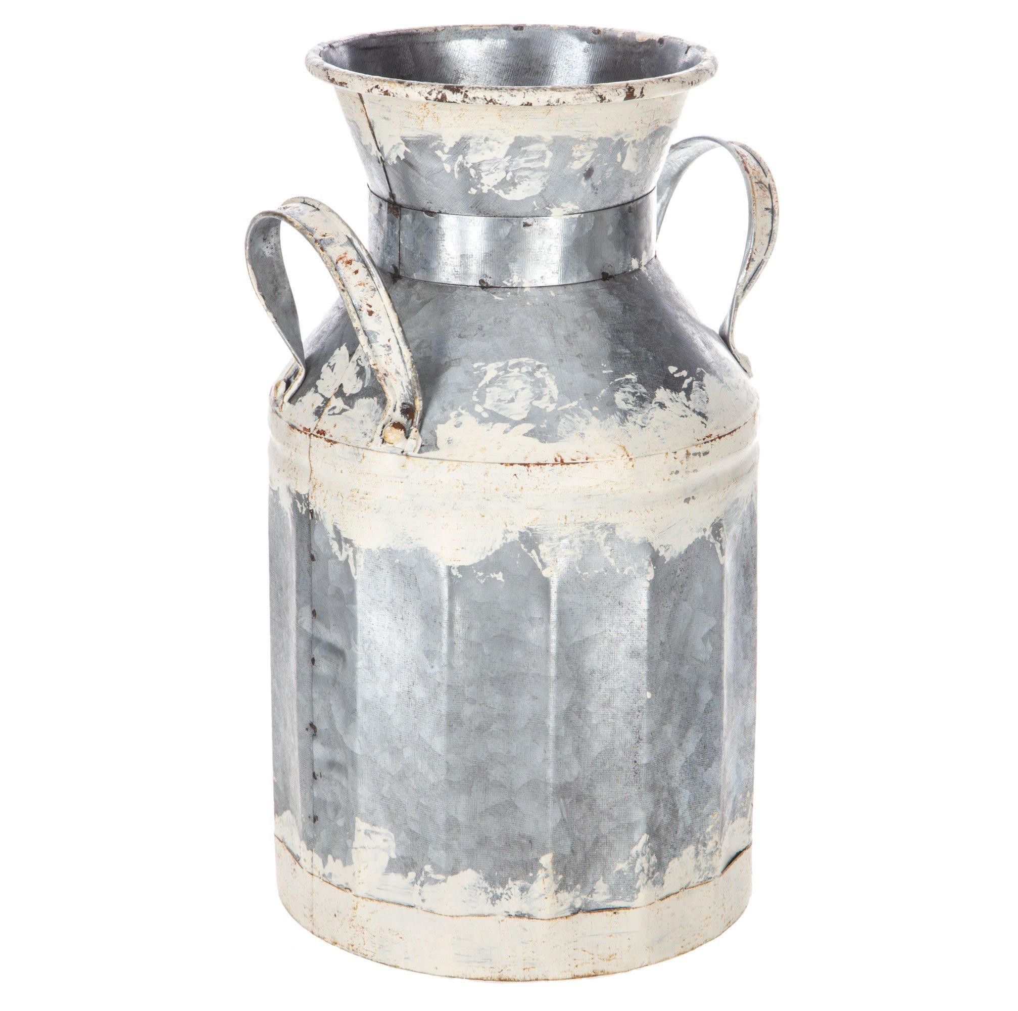 8 Galvanized Decorative Milk Jug by Ashland®