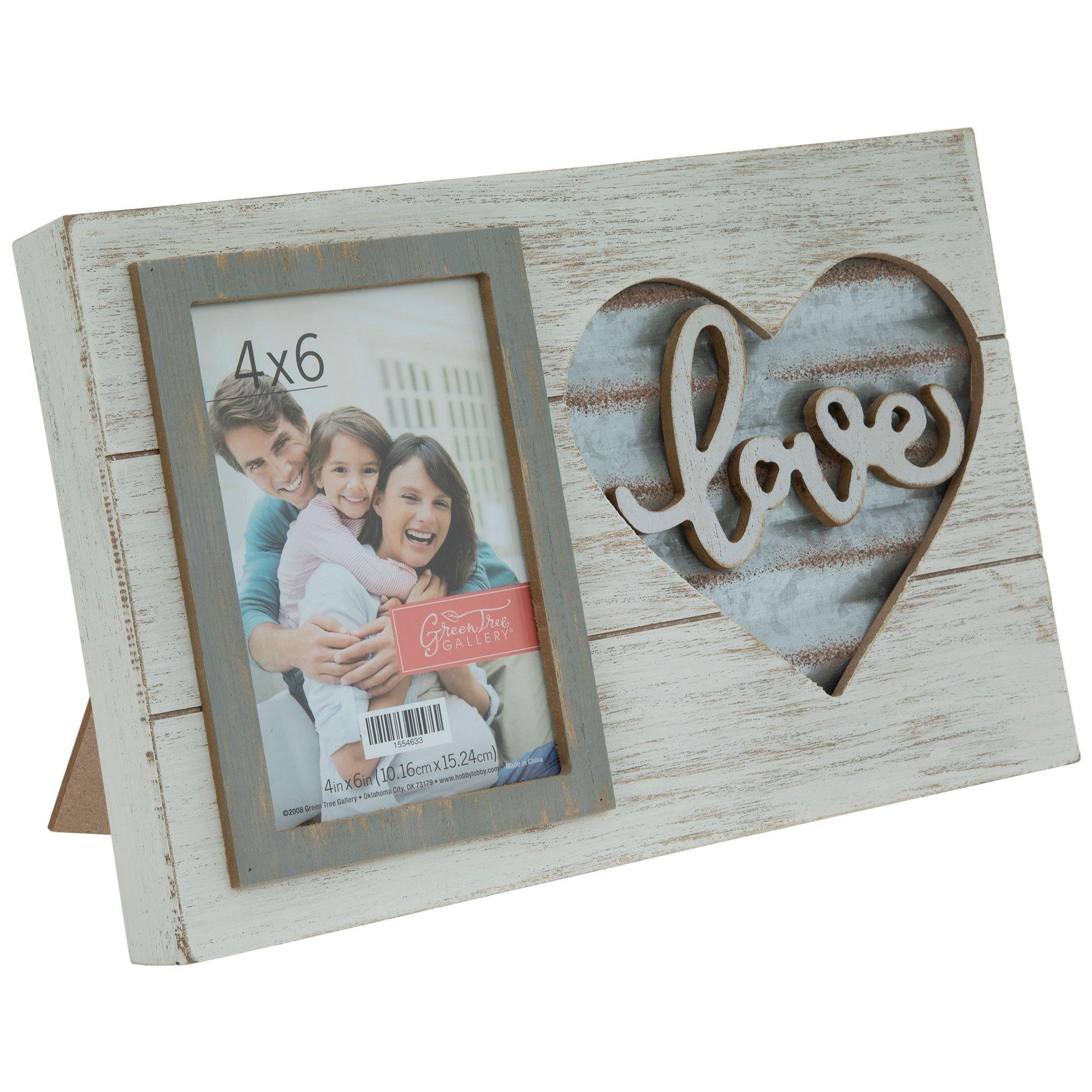 Love Heart Wood Frame - 4 x 6, Hobby Lobby