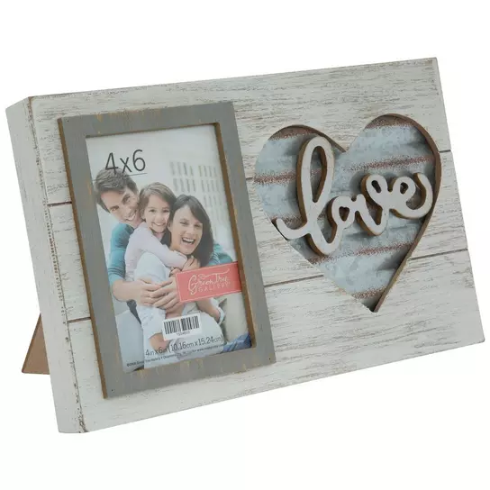 Love is a Four Legged Word 4x6 Inch Wood Picture Frame Picture