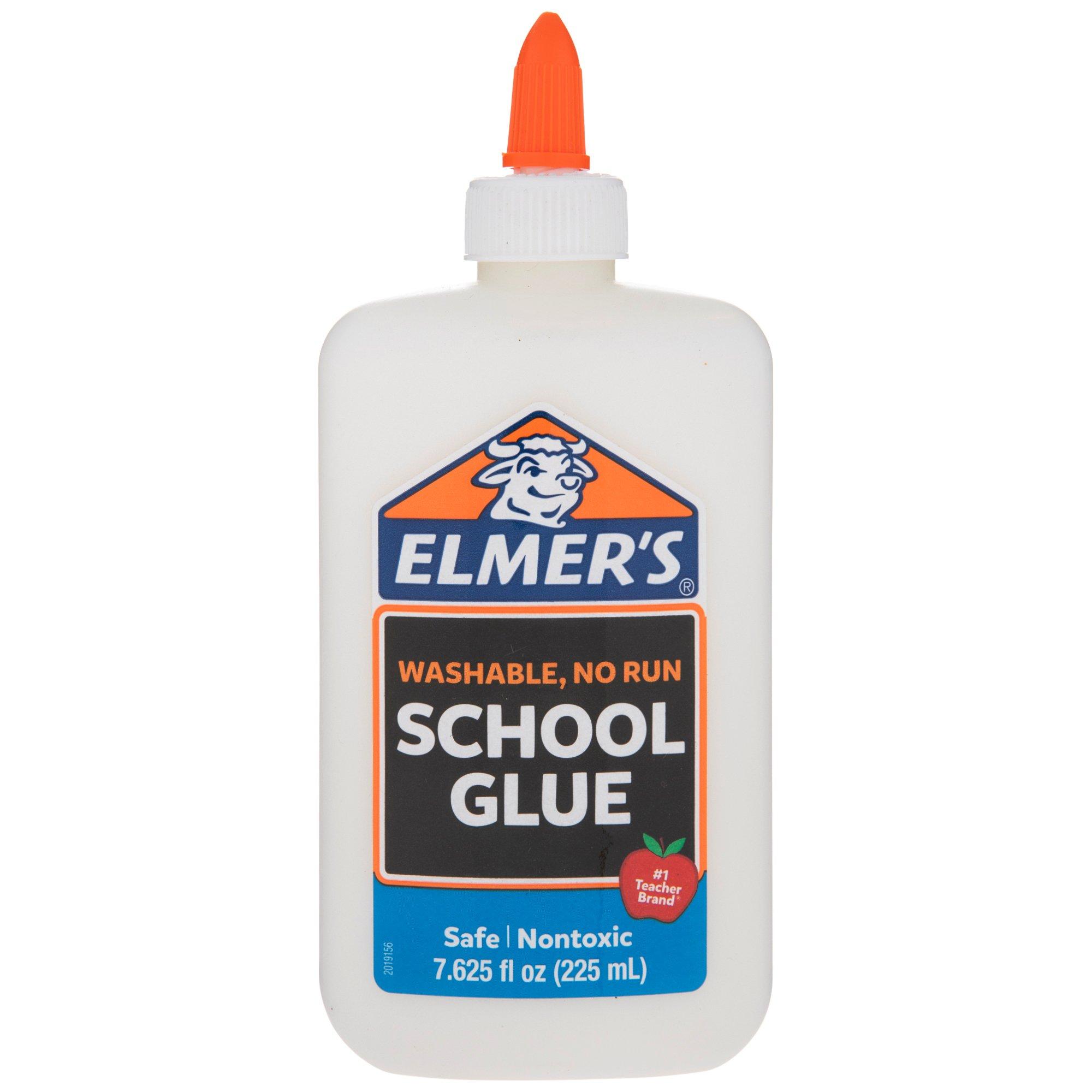 Elmers School Glue, Washable, No Run - 4 fl oz