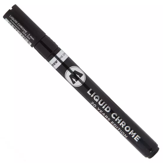 High Gloss Effects Chrome Plated Marker Pen Unique Plastic