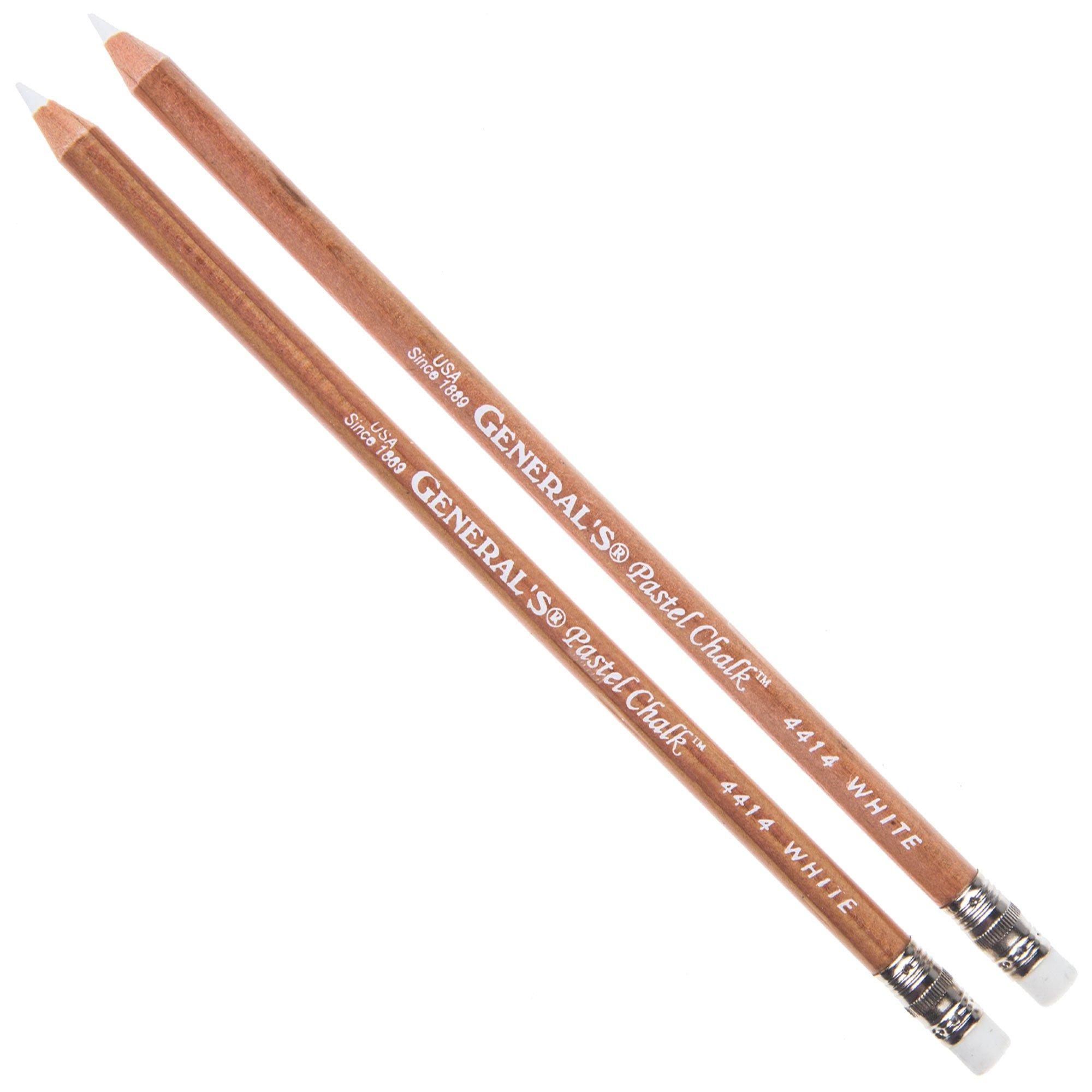 General's White Pastel Chalk Pencils 2 Piece Set Hobby Lobby 1557131